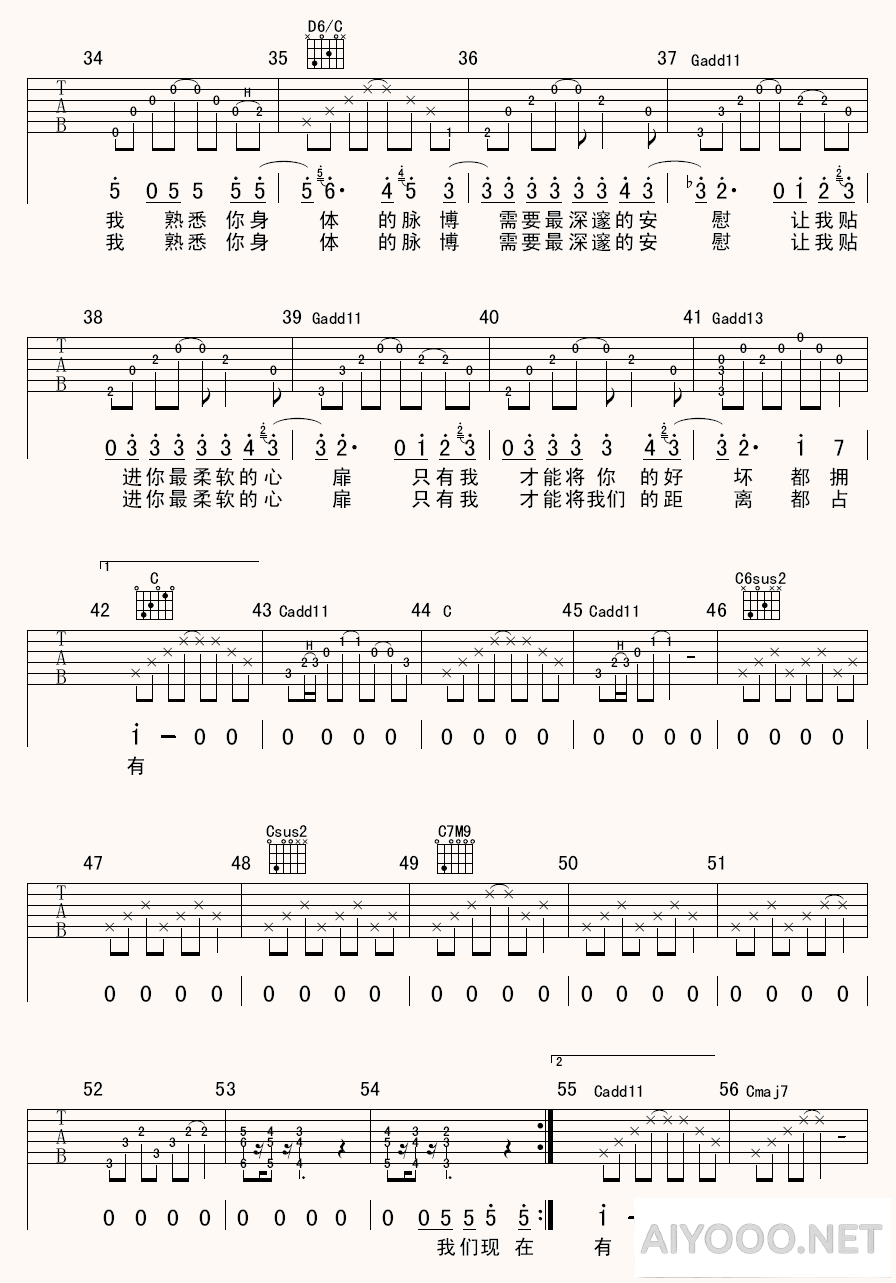 陈绮贞《距离》吉他谱六线谱3.png