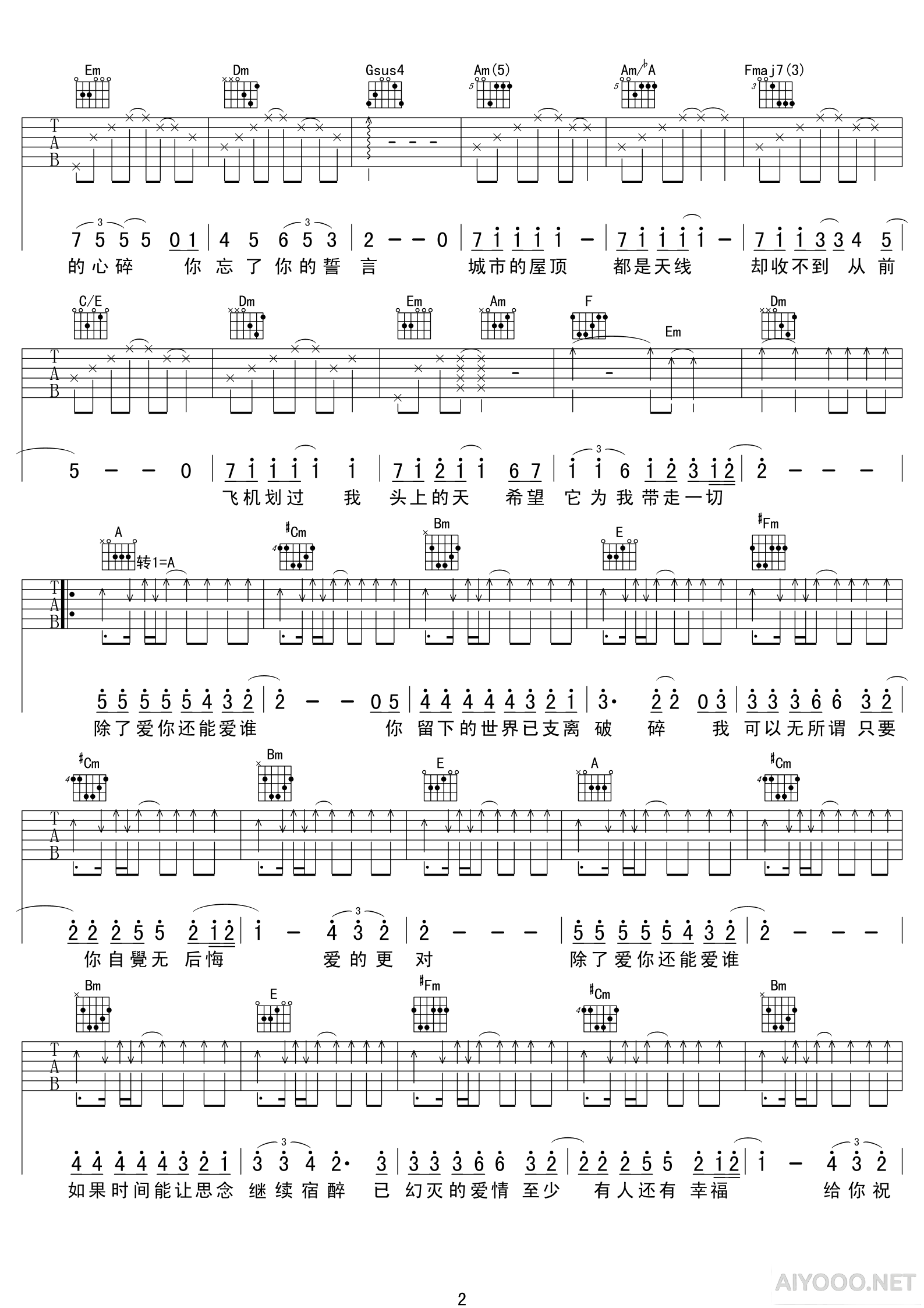 动力火车《除了爱你还能爱谁》吉他谱六线谱高清谱2.png