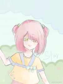 新鲜出炉的小女孩