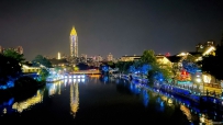 塘河夜画